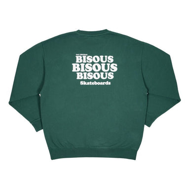SWEAT HOMME CREWNECK GREASE VERT FONCE VERT FONCE