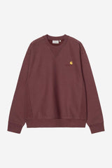 SWEAT HOMME AMERICAN SCRIPT BORDEAUX BORDEAUX