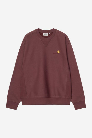 SWEAT HOMME AMERICAN SCRIPT BORDEAUX BORDEAUX