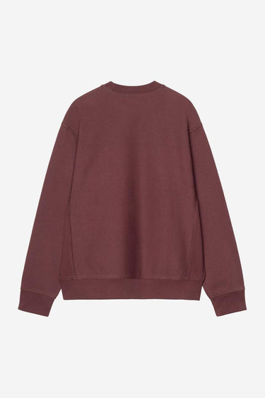 SWEAT HOMME AMERICAN SCRIPT BORDEAUX BORDEAUX