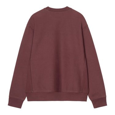 SWEAT HOMME AMERICAN SCRIPT BORDEAUX BORDEAUX