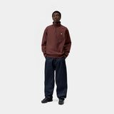 SWEAT HOMME AMERICAN SCRIPT BORDEAUX BORDEAUX