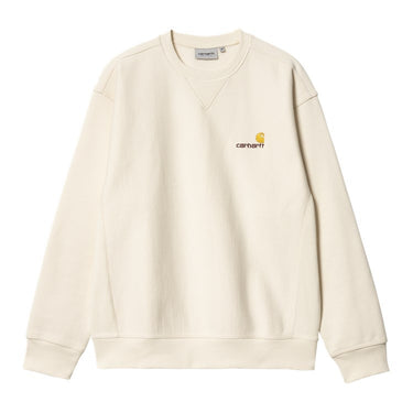 SWEAT HOMME AMERICAN SCRIPT CREME CREME