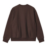 SWEAT HOMME AMERICAN SCRIPT MARRON MARRON