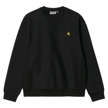 SWEAT HOMME AMERICAN SCRIPT NOIR NOIR