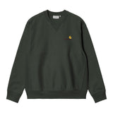 SWEAT HOMME AMERICAN SCRIPT VERT FONCE VERT FONCE