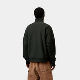 SWEAT HOMME AMERICAN SCRIPT VERT FONCE VERT FONCE