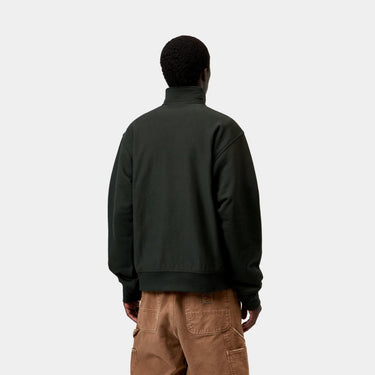 SWEAT HOMME AMERICAN SCRIPT VERT FONCE VERT FONCE