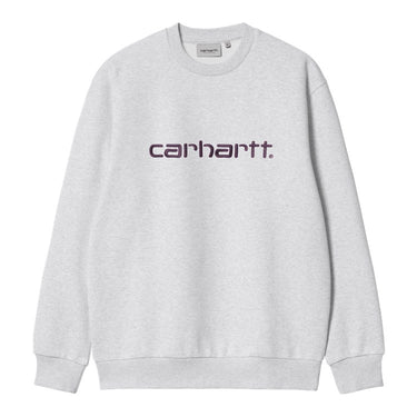 SWEAT HOMME CARHARTT GRIS CLAIR GRIS CLAIR