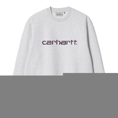 SWEAT HOMME CARHARTT GRIS CLAIR GRIS CLAIR