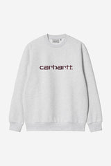 SWEAT HOMME CARHARTT GRIS CLAIR GRIS CLAIR