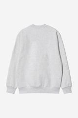 SWEAT HOMME CARHARTT GRIS CLAIR GRIS CLAIR