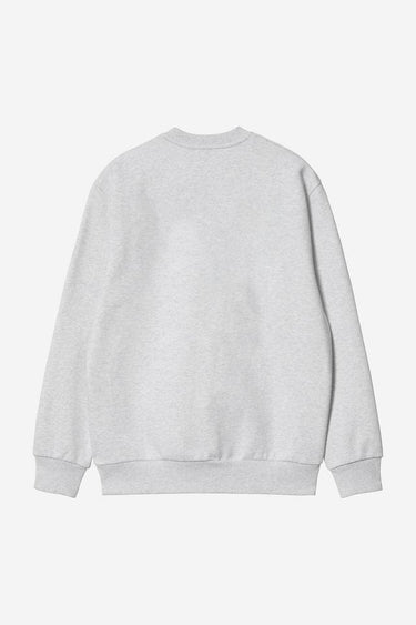 SWEAT HOMME CARHARTT GRIS CLAIR GRIS CLAIR
