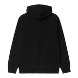 SWEAT HOMME HOODED CHASE NOIR NOIR