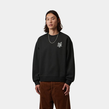 SWEAT HOMME HOURGLASS NOIR NOIR