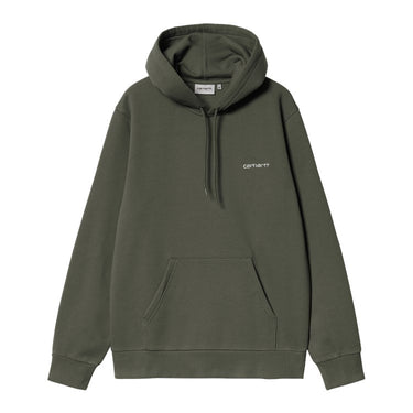 SWEAT HOMME SCRIPT EMBROIDERY KAKI KAKI