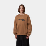 SWEAT HOMME WIRELESS MARRON MARRON