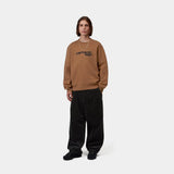 SWEAT HOMME WIRELESS MARRON MARRON