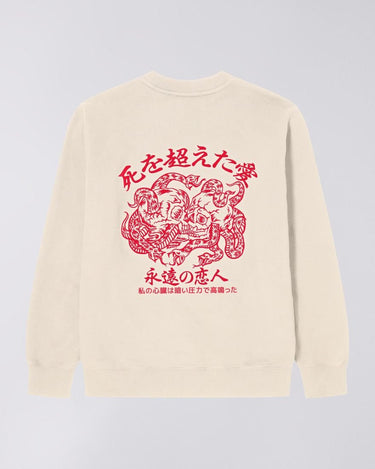 SWEAT HOMME FOREVER LOVER ECRU ECRU