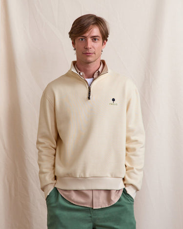 SWEAT HOMME AMBOISE ECRU ECRU
