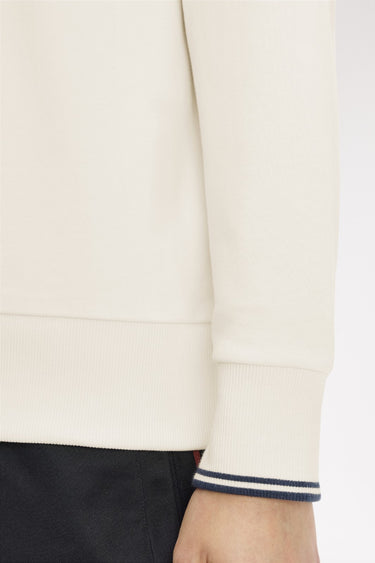 SWEAT HOMME HALF ZIP ÉCRU 170 ÉCRU 170