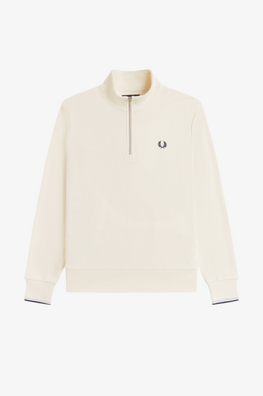 SWEAT HOMME HALF ZIP ECRU 94B ECRU 94B