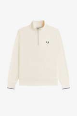 SWEAT HOMME HALF ZIP ECRU 94B ECRU 94B