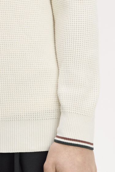SWEAT HOMME WAFFLE STITCH ÉCRU 170 ÉCRU 170
