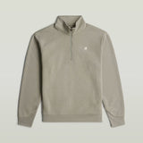 SWEAT HOMME PREMIUM CORE HALF ZIP SW L/S BEIGE BEIGE