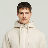 SWEAT HOMME PREMIUM CORE HDD ZIP SW L/S BLANC BLANC