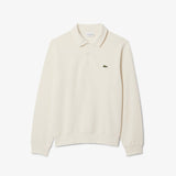 SWEAT HOMME COL POLO ECRU ECRU