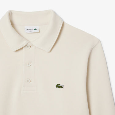 SWEAT HOMME COL POLO ECRU ECRU