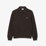 SWEAT HOMME COL POLO MARRON MARRON