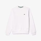 SWEAT HOMME CR LACOSTE BLANC BLANC