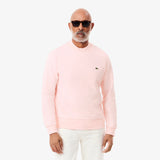 SWEAT HOMME CR LACOSTE ROSE ROSE
