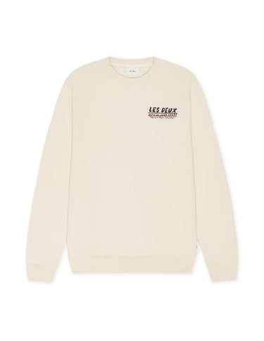 SWEAT HOMME RECORD IVOIRE IVOIRE