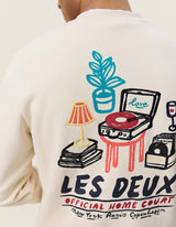 SWEAT HOMME RECORD IVOIRE IVOIRE