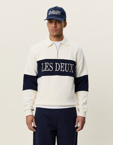 SWEAT HOMME ZIPPER RUGBY IVOIRE IVOIRE
