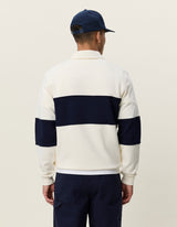 SWEAT HOMME ZIPPER RUGBY IVOIRE IVOIRE