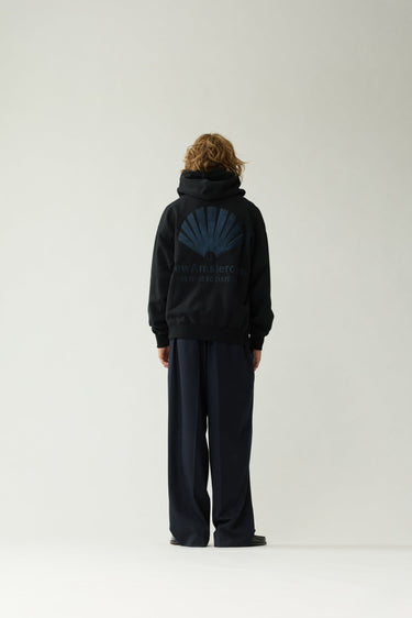 SWEAT HOMME LOGO NOIR / MARINE NOIR / MARINE