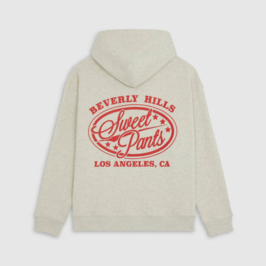 SWEAT HOMME BEVERLY HOOD GRIS CLAIR GRIS CLAIR