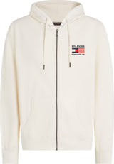 SWEAT HOMME AMERICANA ZIP ECRU ECRU