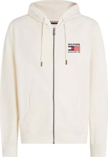 SWEAT HOMME AMERICANA ZIP ECRU ECRU