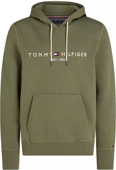 SWEAT HOMME TOMMY LOGO HOODY KAKI KAKI