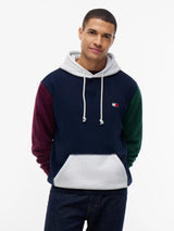 SWEAT HOMME REG BADGE DARK BLUE COLORBLOCK DARK BLUE COLORBLOCK