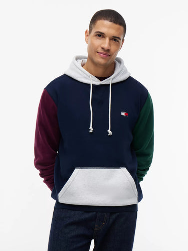 SWEAT HOMME REG BADGE DARK BLUE COLORBLOCK DARK BLUE COLORBLOCK