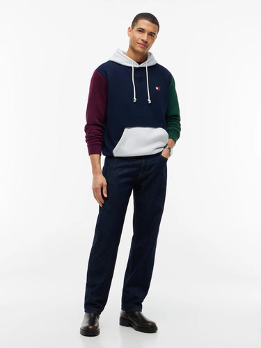 SWEAT HOMME REG BADGE DARK BLUE COLORBLOCK DARK BLUE COLORBLOCK