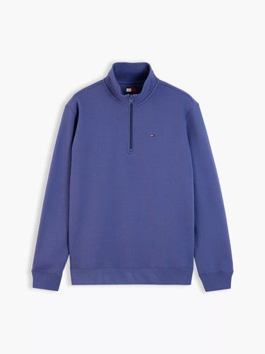 SWEAT HOMME REG FLEECE QZ MO MARINE MARINE