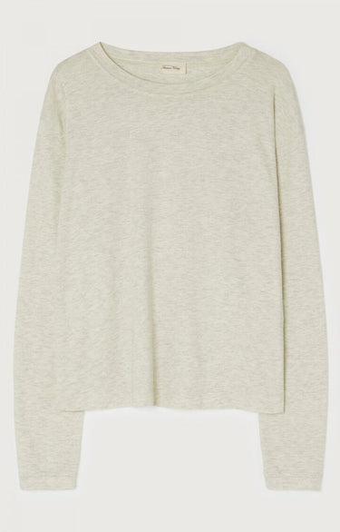 T-SHIRT FEMME AMPLE ML COL BATE GRIS GRIS