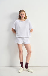 T-SHIRT FEMME ATUBAY ARCTIQUE CHINE ARCTIQUE CHINE